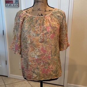 Loft Floral Patterned Women's Top